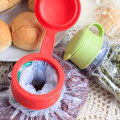 3pcs Silicone Food Sealing Clips With Cap And Pour Spout