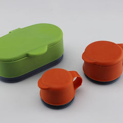 3pcs Silicone Food Sealing Clips With Cap And Pour Spout