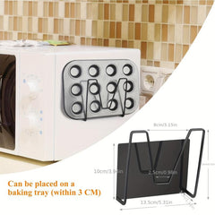 Adjustable Pot Lid Organizer for Refrigerator