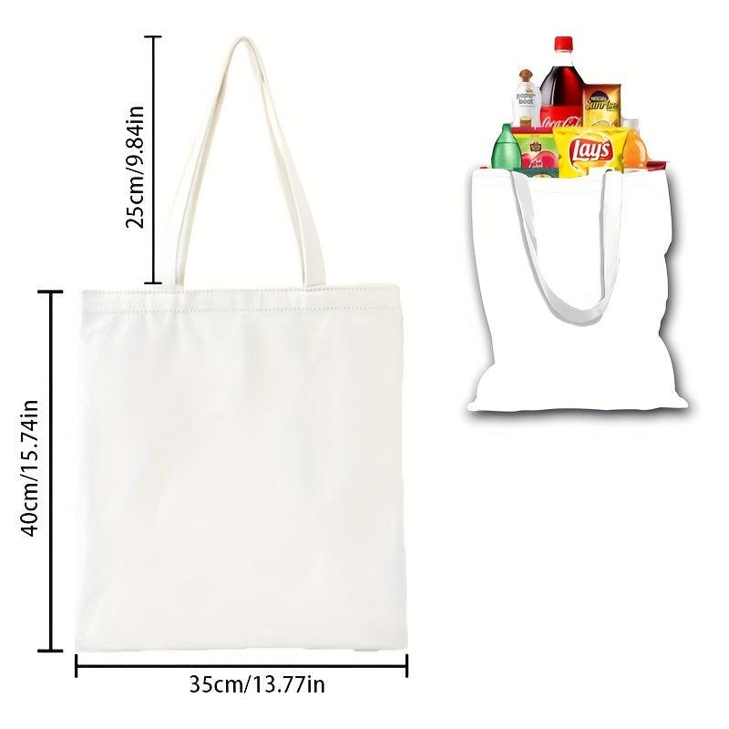 DIY Reusable Grocery Shopping Cloth Bag Stylish Canvas Tote Bag