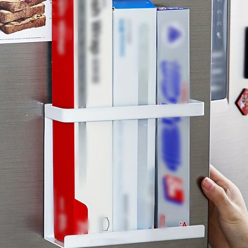 Magnetic Refrigerator Storage Rack for Kitchen Organization