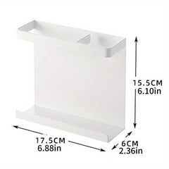Magnetic Refrigerator Storage Rack for Kitchen Organization