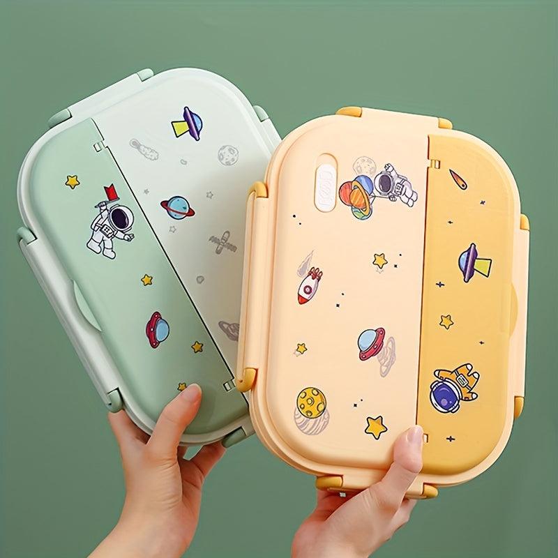Stainless Steel Insulated Lunch Box with Cutlery Soup Bowl Airtight Crisper