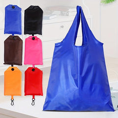 3pcs Colorful Waterproof Shopping Bag Foldable Washable Portable Tote Bag
