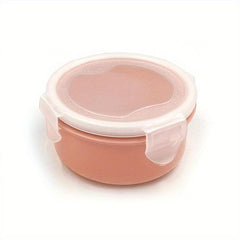 Round Mini Crisper Refrigerator Crisper Small Sealed Lunch Box