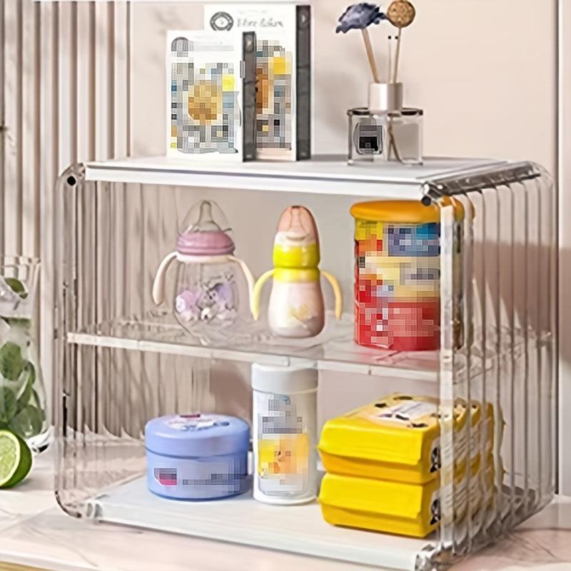 Clear Plastic Storage Box for Home and Kitchen