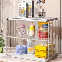 Clear Plastic Storage Box for Home and Kitchen