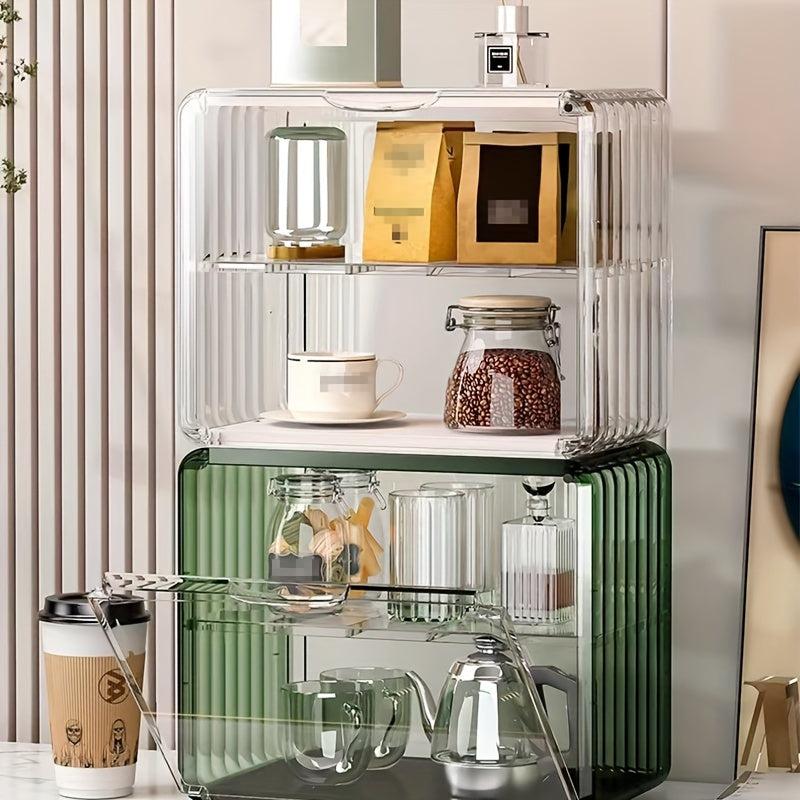 Clear Plastic Storage Box for Home and Kitchen