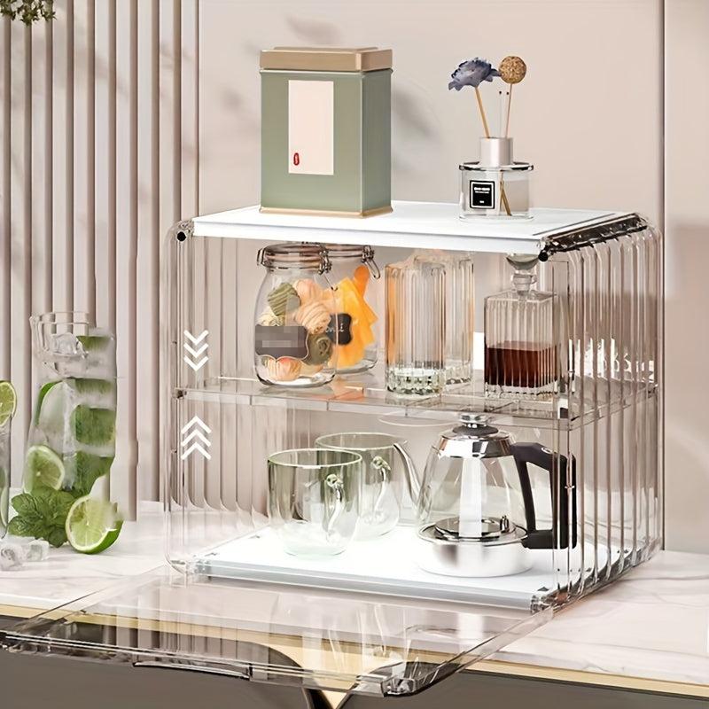 Clear Plastic Storage Box for Home and Kitchen