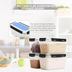 4pcs Large Capacity Storage Box Set Airtight Food Containers BPA Free