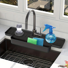 Silicone Faucet Drain Pad Kitchen Bathroom Anti-splash Water Tank Pad