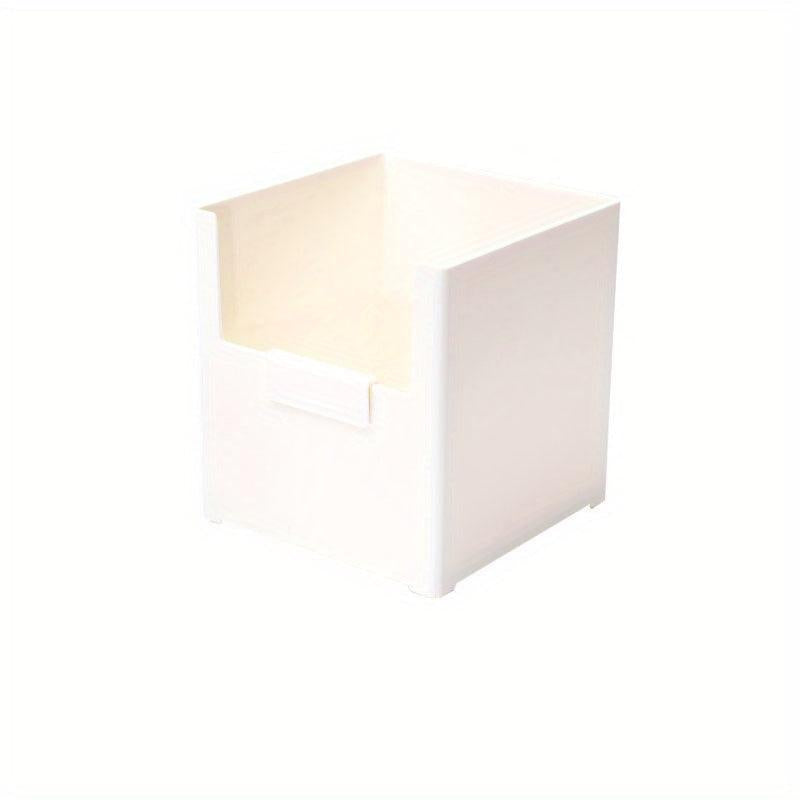 Japanese Style Transparent Storage Box for Cosmetics and More