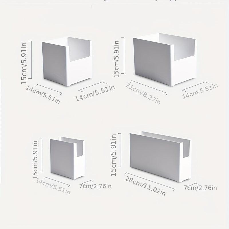 Japanese Style Transparent Storage Box for Cosmetics and More