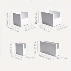 Japanese Style Transparent Storage Box for Cosmetics and More
