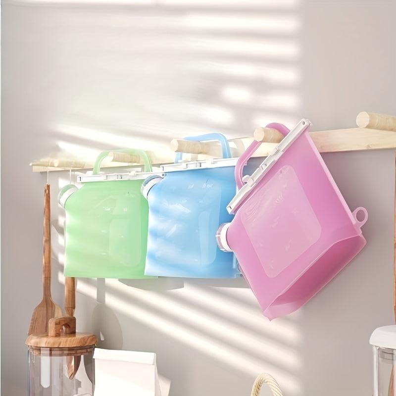 Snap Button Silicone Storage Bag Leakproof Food Storage Bags