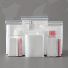 100 Mini Ziplock Plastic Bags for Jewelry and More Reclosable Transparent Bag