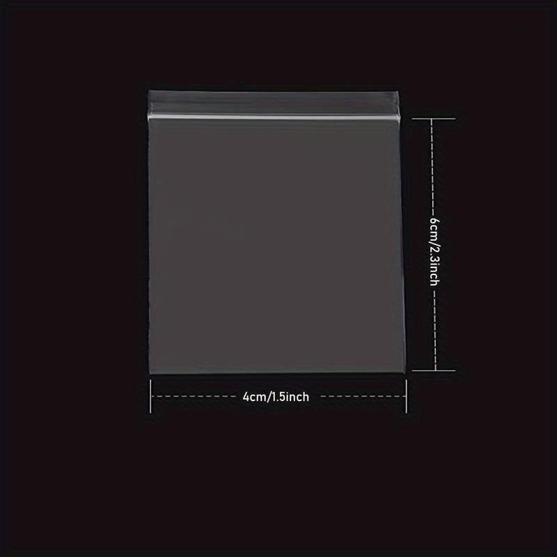 100 Mini Ziplock Plastic Bags for Jewelry and More Reclosable Transparent Bag