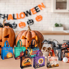Halloween Trick Or Treat Bags - Small Tote Bags with Handles