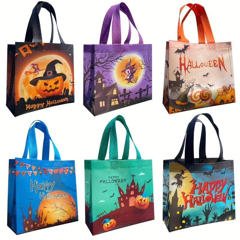 Halloween Trick Or Treat Bags - Small Tote Bags with Handles