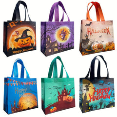 Halloween Trick Or Treat Bags - Small Tote Bags with Handles