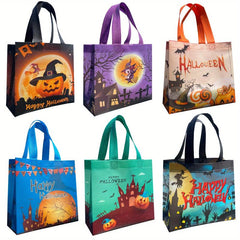 Halloween Trick Or Treat Bags - Small Tote Bags with Handles