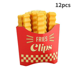12pcs Food Sealing Clips Household Snack Clip Moisture-proof Plastic Bag Fresh-k