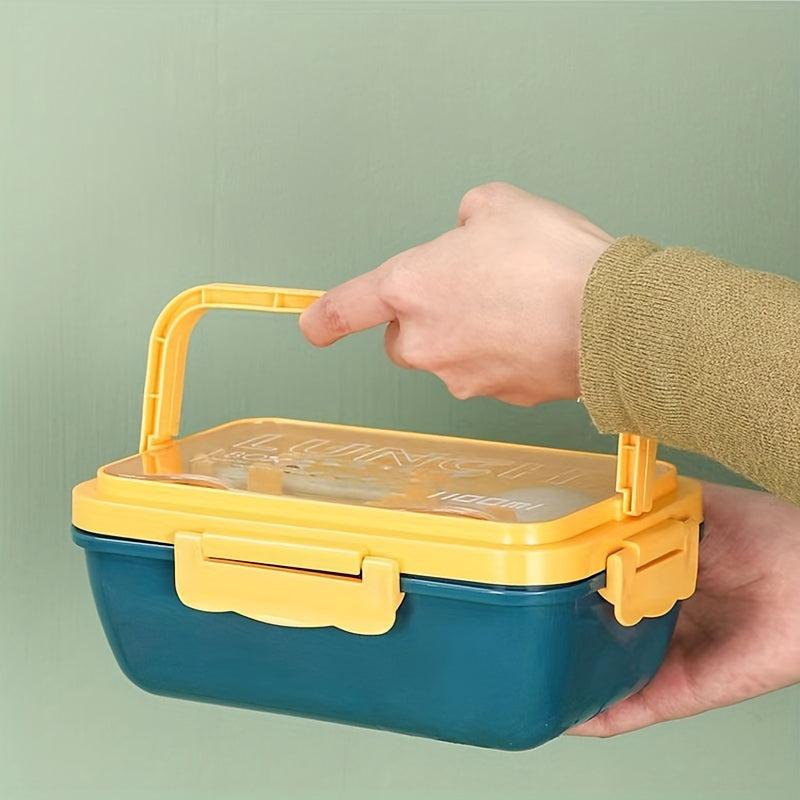 Insulated Lunch Box Cartoon Bento Box Leakproof Food Container 1100ml