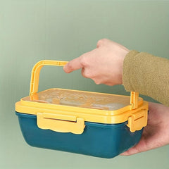 Insulated Lunch Box Cartoon Bento Box Leakproof Food Container 1100ml