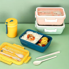 Insulated Lunch Box Cartoon Bento Box Leakproof Food Container 1100ml