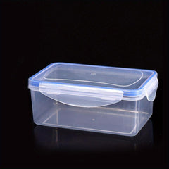 Airtight Plastic Storage Box Clear Refrigerator Microwave Heating Lunch Box
