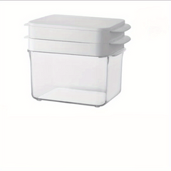 BPA-Free Mini Portable Ice Cube Tray with Lid - Silicone Ice Ball Maker