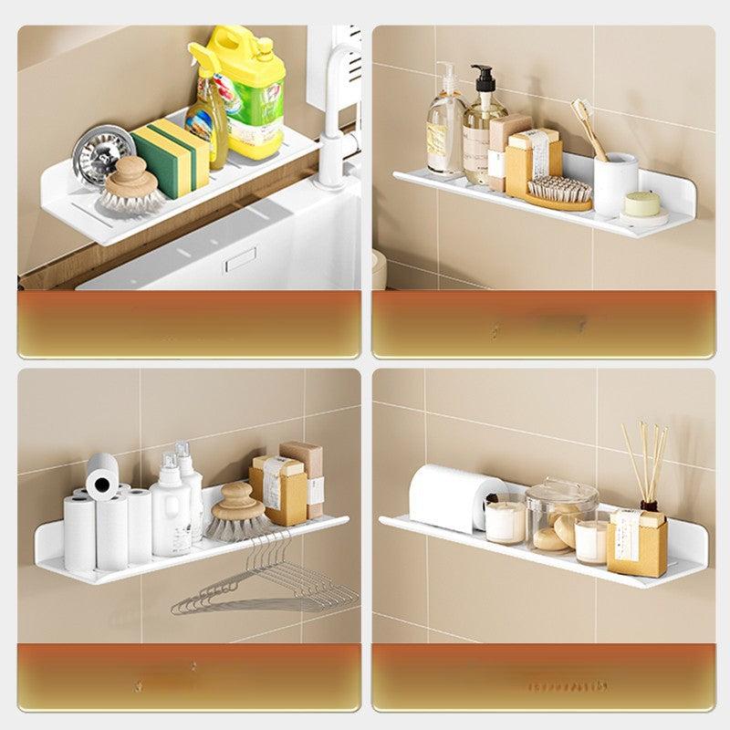 1pc Wall Mount Spice Rack Organizer 15 Hanging Shelf Seasoning Holder