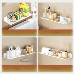 1pc Wall Mount Spice Rack Organizer 15 Hanging Shelf Seasoning Holder