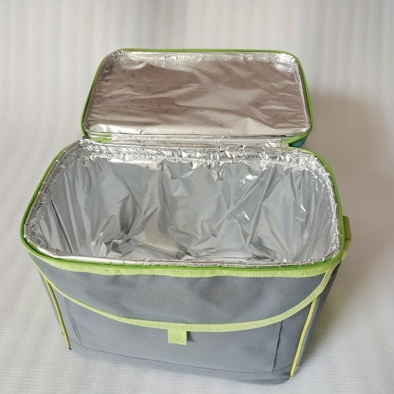 Large Capacity Insulated Meal Bag for Food Rider Camping with Ice Bag Backpack