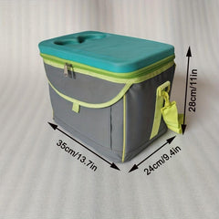 Large Capacity Insulated Meal Bag for Food Rider Camping with Ice Bag Backpack