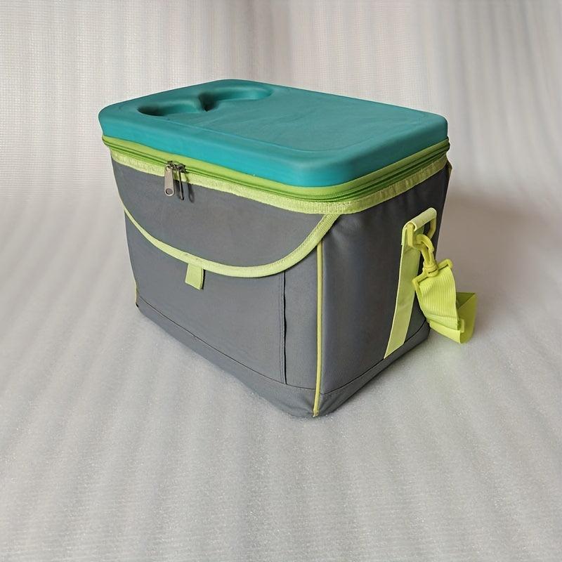 Large Capacity Insulated Meal Bag for Food Rider Camping with Ice Bag Backpack