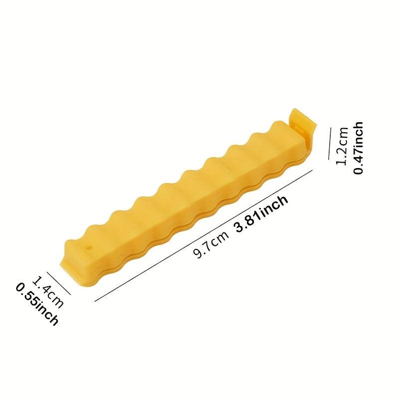 12pcs French Fries Sealing Clip Moisture-proof Household Snack Bag Supplies
