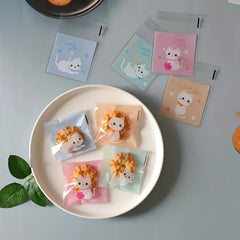 100pcs Snowflake Taco Rolled Sugar Baking Bags for Wedding Party Supplies