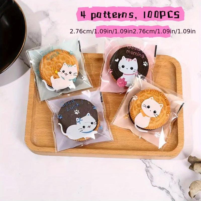 100pcs Snowflake Taco Rolled Sugar Baking Bags for Wedding Party Supplies