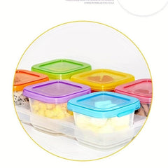 6pcs Freezing Box Storage Seal Fruit Vegetable Preservation Snack