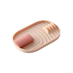 Foldable Kitchen Drain Pot Lid Holder Random Color