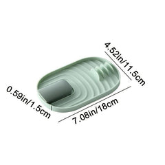 Foldable Kitchen Drain Pot Lid Holder Random Color
