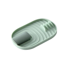 Foldable Kitchen Drain Pot Lid Holder Random Color