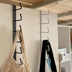 Kitchen 6 Hook Organizer Wall Mounted Multifunctional
