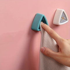 Sucker Towel Holder Storage Rack for Bathroom and Kitchen