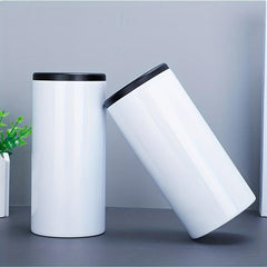 12oz Sublimation Straight Can Cooler Stainless Steel Insulation Cup