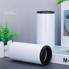 12oz Sublimation Straight Can Cooler Stainless Steel Insulation Cup