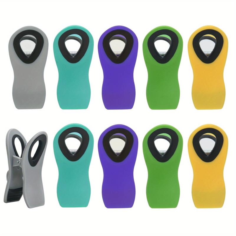 10pcs Bag Clips With Magnets Sealed Food Clips Plastic Clips For Food