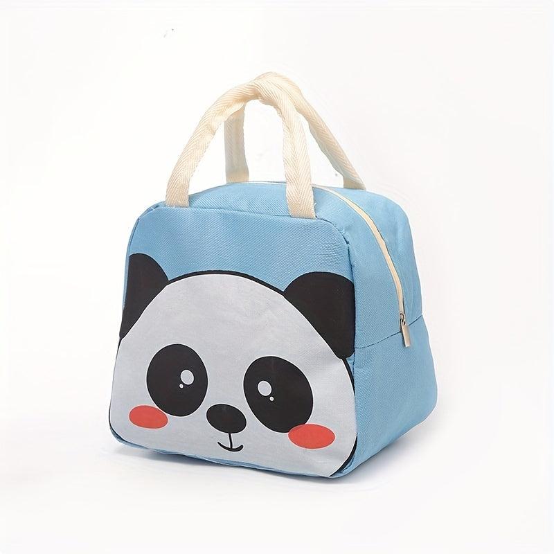 Cartoon Pattern Insulated Lunch Bag for Teens & Workers