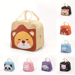 Cartoon Pattern Insulated Lunch Bag for Teens & Workers